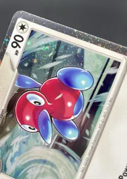 Porygon2 SVP 138 *NICE SWIRL* Black Star Promo Cosmos Holo Rare Pokemon Card NM - Image 4