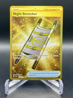 Night Stretcher 251/191 Surging Sparks Hyper Rare Gold Full Art Pokemon Card NM - Image 1