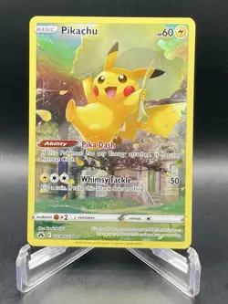 Pikachu GG30/GG70 Crown Zenith Galarian Gallery Ultra Rare Pokemon Card NM/M - Image 1