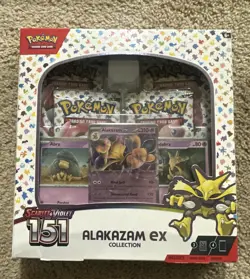 Pokemon TCG: Scarlet & Violet-151 Alakazam ex Collection Box 820650855269 - Image 1