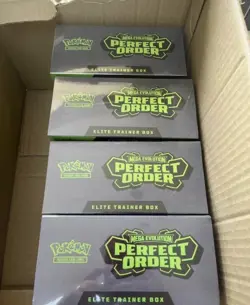 4x Pokemon TCG Perfect Order Pokemon Center ETB (Brand New & Sealed) - Image 1