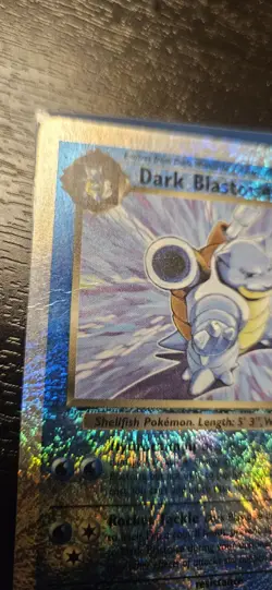 Pokemon Dark Blastoise Legendary Collection Reverse Holo Rare 4/110 70 HP Card - Image 3
