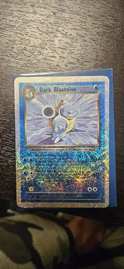 Pokemon Dark Blastoise Legendary Collection Reverse Holo Rare 4/110 70 HP Card - Image 4