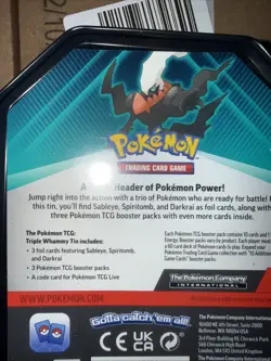 2 Sealed Cases + 6 tins Of Pokemon Triple Whammy Tins - Image 5