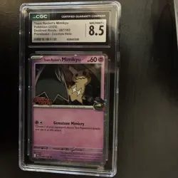 Team Rocket's Mimikyu *CGC 8.5* Pre-Release Holo *Destined Rivals* #87 * Pokemon - Image 1