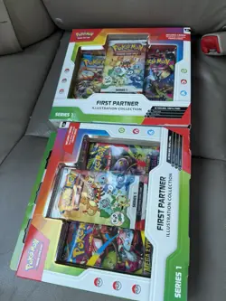 Pokemon First Partner Illustration Collection Series 1 Promo Card Booster Box - Image 1