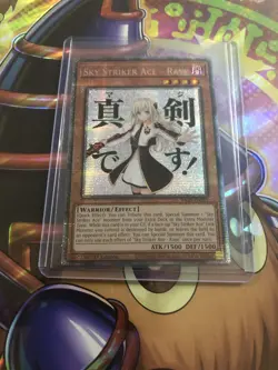 Yugioh Sky Striker Ace - Raye (Starlight Rare) - Rarity Collection 5 (RA05) - Image 2