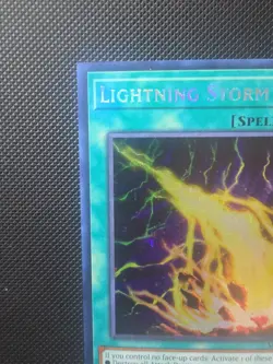 Yugioh SECRET PHARAOH'S RARE LIGHTNING STORM NM 1ST Edition MAMA-EN089 - Image 2