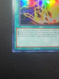 Yugioh SECRET PHARAOH'S RARE LIGHTNING STORM NM 1ST Edition MAMA-EN089 - Image 5