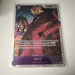 One Piece Sanji OP09-065 Emperors in the New World Super Rare Foil 7000 Namco - Image 1