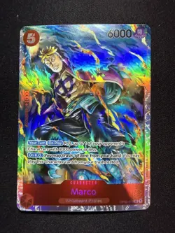 One Piece Marco OP03-013 Pillars of Strength Super Rare TCG NM - Image 1