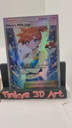 mistys milk jugs Pokemon Card (Fan Art) Crd1849 - Image 1