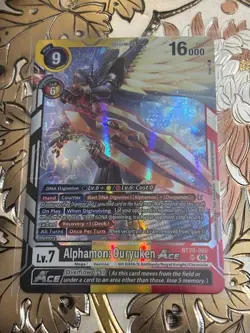 Digimon Card Game Alphamon (Gold Border) Digimon Generation BT20-056 - Image 1