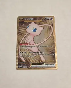 Pokemon TCG Mew EX Metal Gold NM 205/165 Scarlet & Violet 151 Promo Card - Image 1