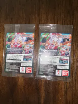 One Piece Monkey.D.Luffy College Basketball US Voyage Promo Card (QTY. 2) - Image 2