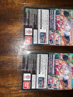 One Piece Monkey.D.Luffy College Basketball US Voyage Promo Card (QTY. 2) - Image 3