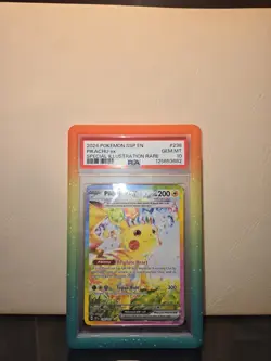 Pokemon Pikachu TCG EX Card 238/191 Sir Surging Sparks Psa 10 - Image 1