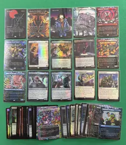 MTG TMNT 65 Card Lot ALL FOIL (5 MYTHIC, 10 RARE, 20U, 30C) All Will Be One P5 - Image 2