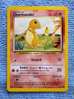 Charmander 2002 - 70/110 - Pokemon Legendary Collection Card NM - Image 2