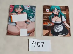 2 SEXY WAIFU DRAGON BALL Z ACG Double sided Cards - Image 2