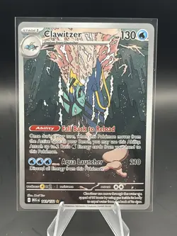 141/132 Mega Evolution Clawitzer Illustration Rare Pokemon Card TCG - Image 1