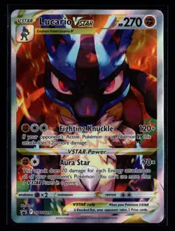 Lucario VSTAR SWSH291 Promo Ultra Rare Pokemon Card Near Mint - Image 1
