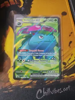 Pokemon TCG Venusaur EX Full Art Rare Card 182/165 Scarlet & Violet 151 - Image 1