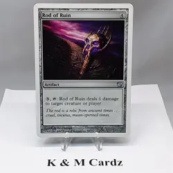 MTG - 9th Edition - Rod of Ruin - #307 - Near Mint - Image 1