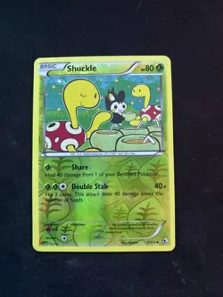 Shuckle Legendary Treasures Reverse Holo Card 3/113 MP Condition - Image 1