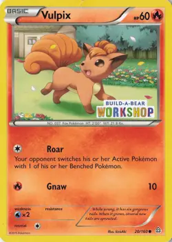 Vulpix - (Build-A-Bear Workshop Exclusive) Promo Miscellaneous Cards & Products - Image 1