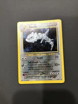 Steelix 15/111 Neo Genesis Holo Vintage WOTC Pokemon Card 2000 - LP - Image 1