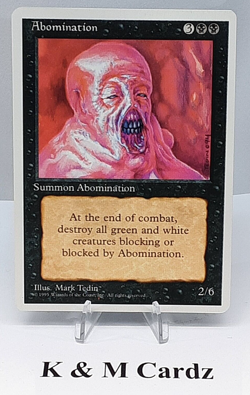 MTG - 4th Edition - Abomination - Uncommon - Lightly Played - Image 1