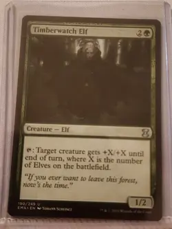 Timberwatch Elf - EMA Uncommon - NM - Magic the Gathering - MTG - Image 1