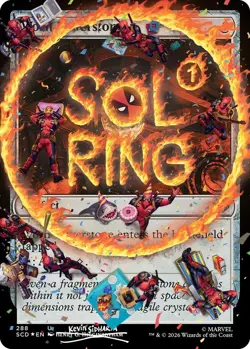 MTG Foil Sol Ring (Pool Party Foil) 288 Secret Lair Drop Series Magic - Image 1