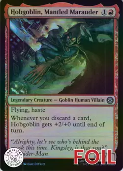 Hobgoblin, Mantled Marauder - Foil - Universes Beyond: Spider-Man - 80 NM - Image 1