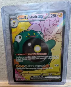Pokemon Journey Together Ionos Bellibolt EX Card 172/159 TCG - Image 1