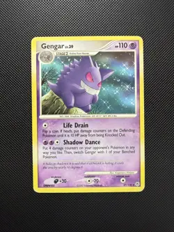 Pokemon TCG Gengar 27/130 Diamond and Pearl Base Non-Holo Rare MP 2007 - Image 1