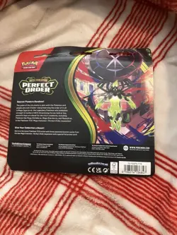 Pokemon TCG ME03: Perfect Order 3-Pack Blister [Chikorita Promo] FACTORY SEALED - Image 2