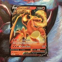 Pokemon Charizard V 017/172 Brilliant Stars Ultra Rare Full Art Holo 220 HP - Image 1
