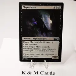 MTG - M19 - Plague Mare (114/280) - Image 1