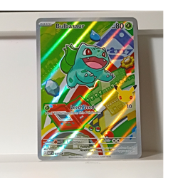 pokemon bulbasaur mep 037 stamped holo basic 80 hp english - Image 1