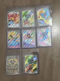 Pokemon TCG First Partner Illustration Collection Series 1 GEN 1 and 7 Starters - Image 1