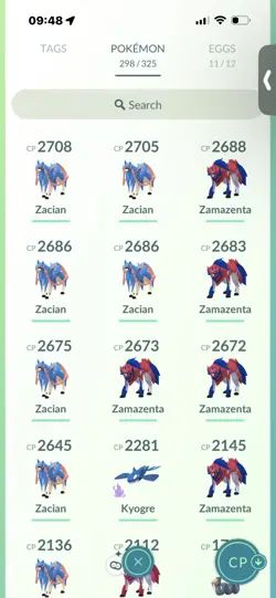 Pokemon Go (Stage 35 ) Shiny Zamazenta ( 13 shinys ) - Image 5