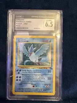 1999 Pokemon Articuno Fossil # 2/62 Holo CGC 6.5 - Image 1