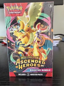 Pokemon TCG: Mega Evolution Ascended Heroes Booster Bundle - New Factory Sealed - Image 1