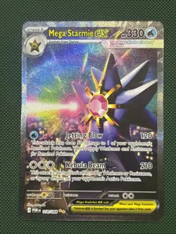 Mega Starmie EX 118/088 SIR Pokemon TCG Perfect Order - Special Illustrator Rare - Image 1