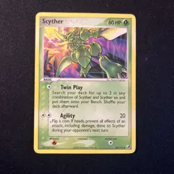 Pokemon TCG Scyther EX Unseen Forces 46/115 Regular Uncommon LP - Image 1