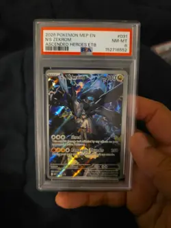 2026 POKEMON ASCENDED HEROES ELITE TRAINER BOX N'S ZEKROM PSA 8 - Image 1