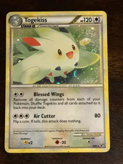 Togekiss Undaunted 9/90 Holo Rare Pokemon TCG LP+/NM DOUBLE SWIRL - Image 1