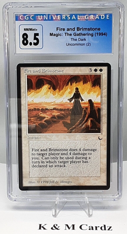 MTG - The Dark - Fire and Brimstone - Graded - CGC 8.5 - Vintage - Image 1